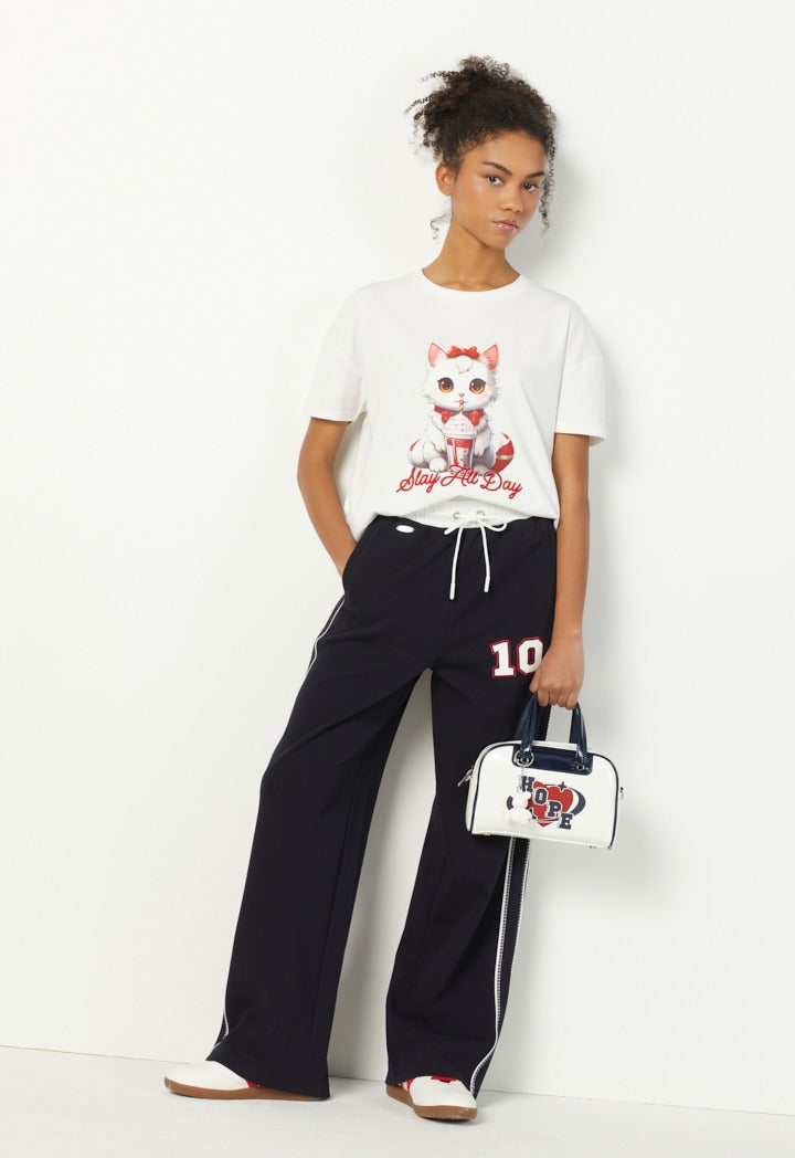 Hope Oversize Printed T-Shirt Off White