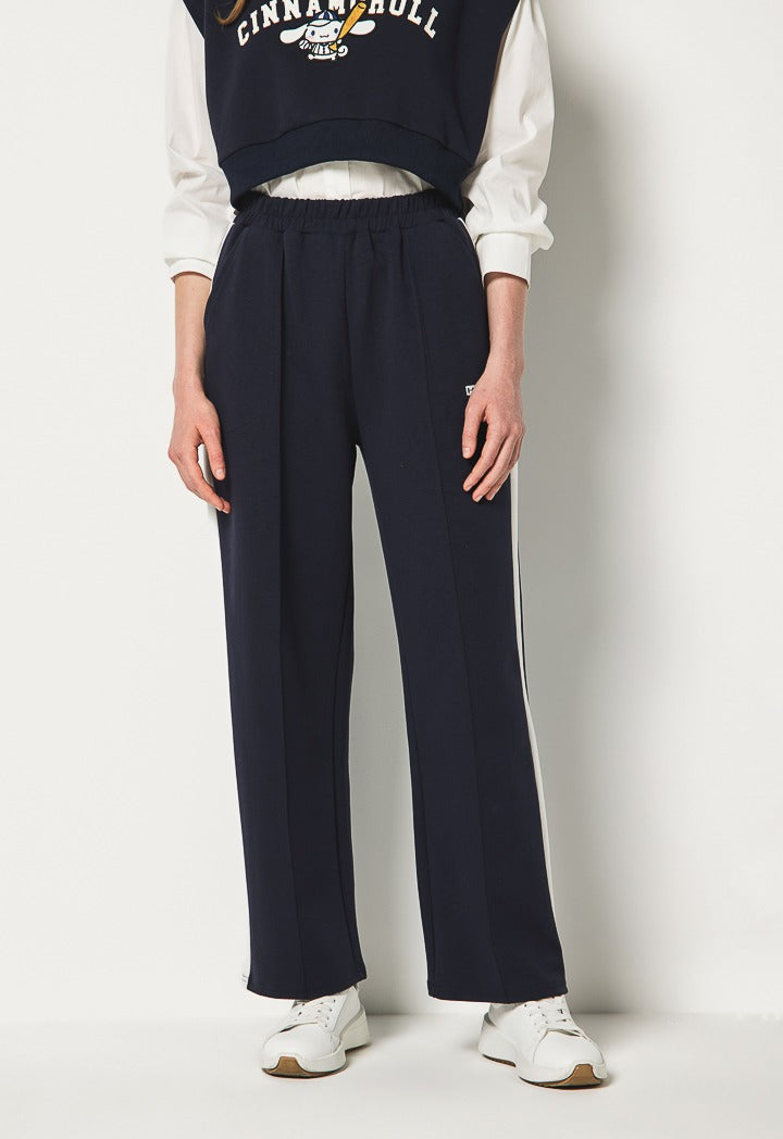 Hope Wide Leg Sweatpants Navy