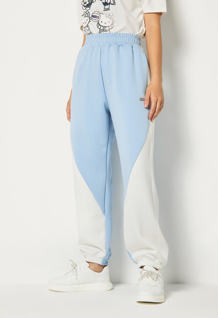 Hope Elastic Hems Sweatpants Light Blue