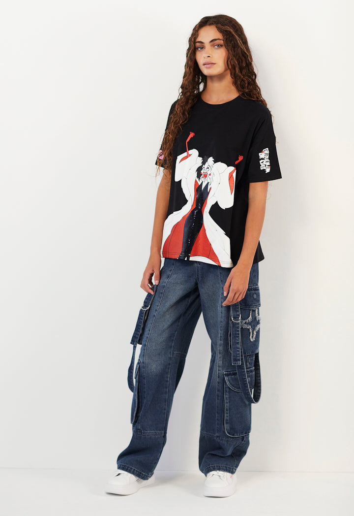 Hope Disney Cruella T Shirt Black