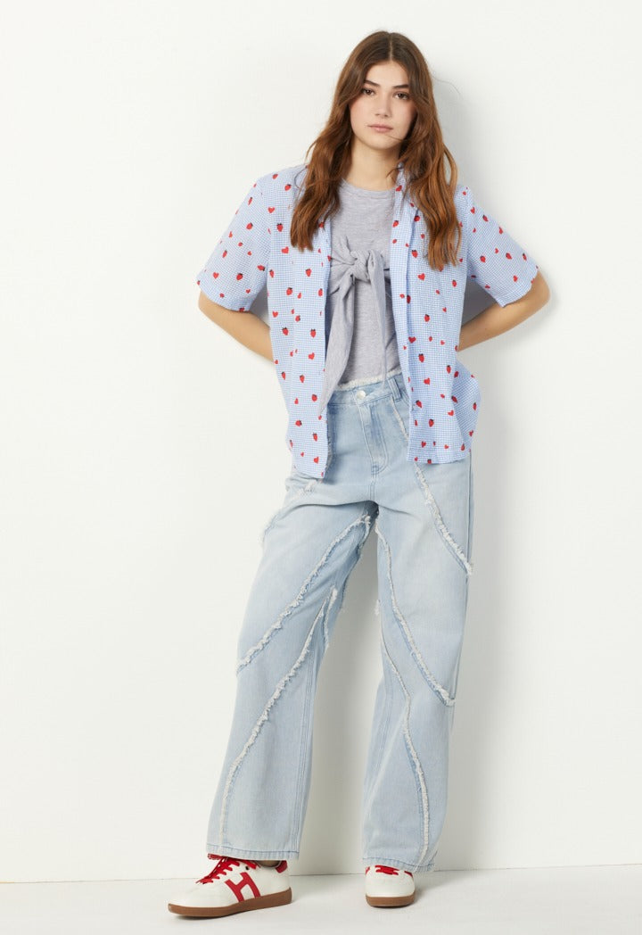 Hope Printed Short Sleeved Shirt Multi Color