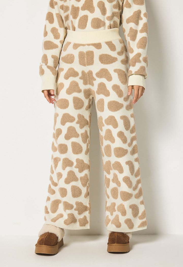 Hope Contrast Patches Trouser Ecru