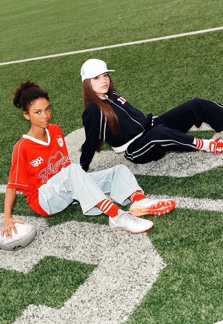 Hope Printed V Neck T Shirt Red