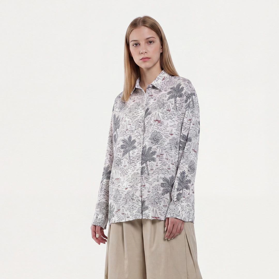 Long Sleeves Printed Shirt