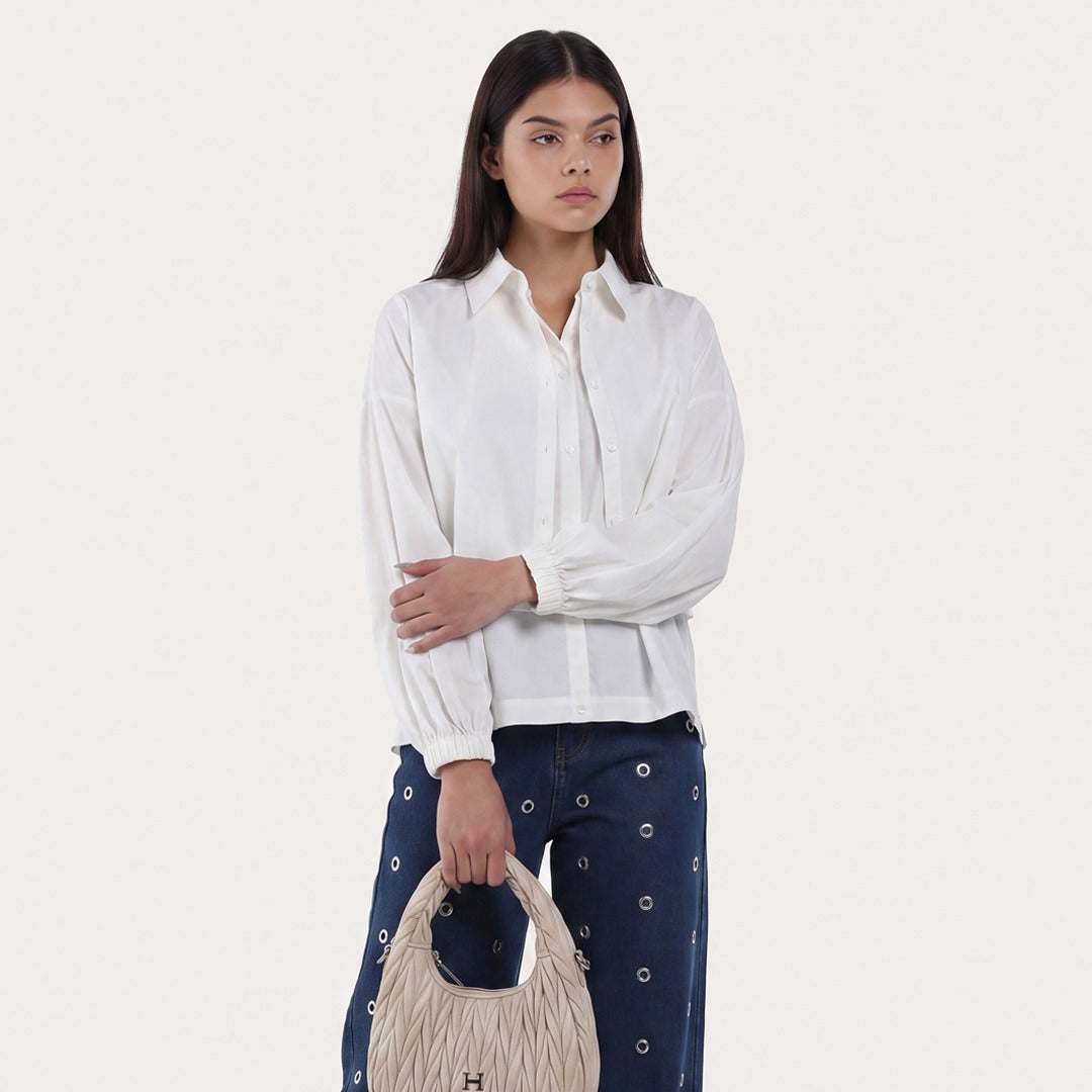 Overlay High Low Shirt
