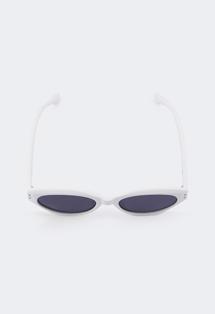 Hope Oval Sunglasses Off White