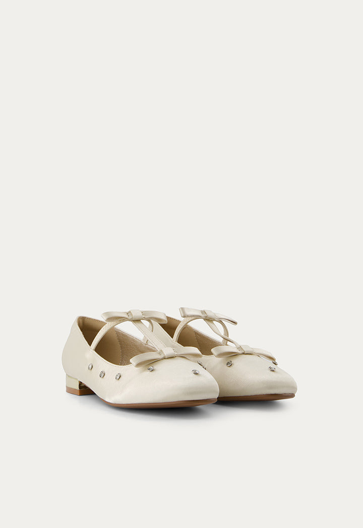 Crystal Embellished Flat Ballerinas
