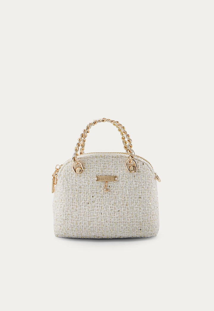 Sparkle Sequin Mini Bag  Beige