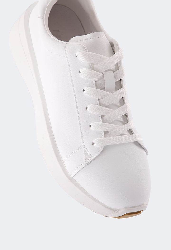 Hope Classic Pu Leather Sneakers White