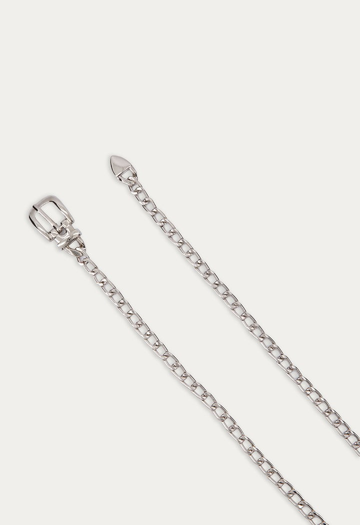 Chain Belt with Crystal Handbag Charm
