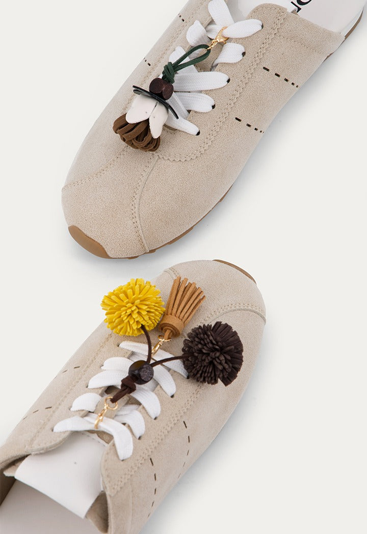 Lace Up Sneakers Mules