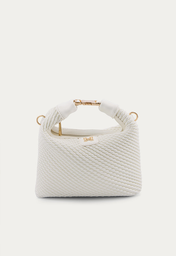 Intricate Solid Handbag