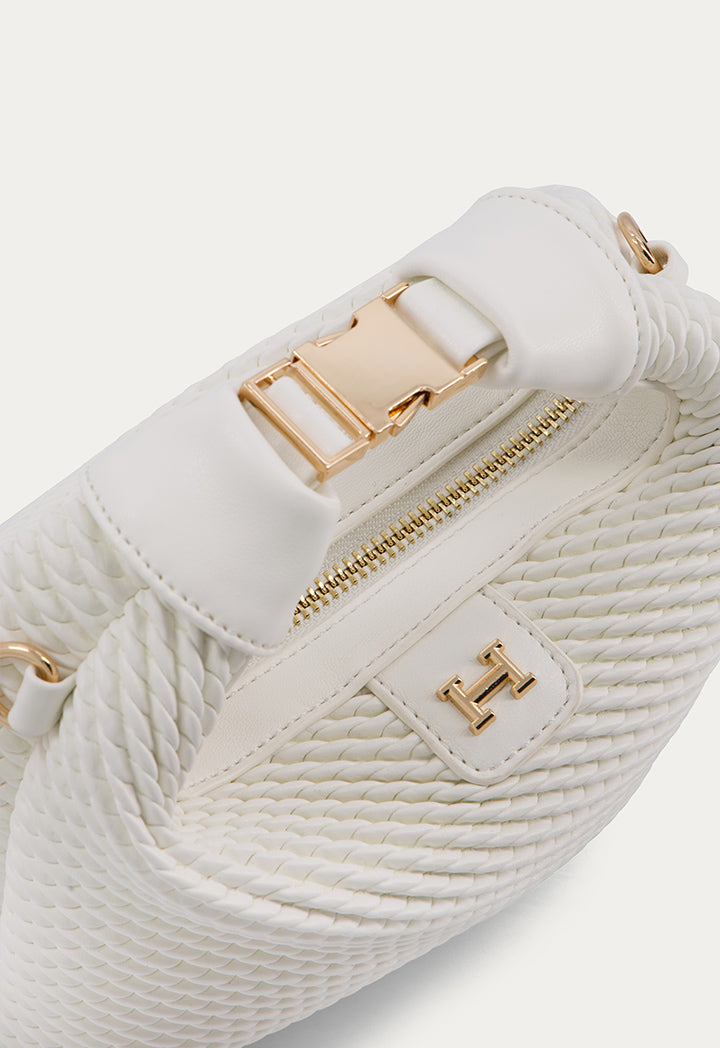 Intricate Solid Handbag