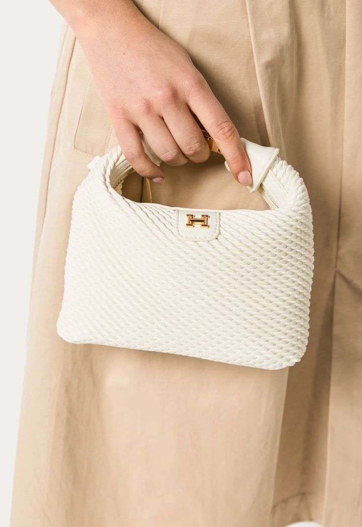 Intricate Solid Handbag