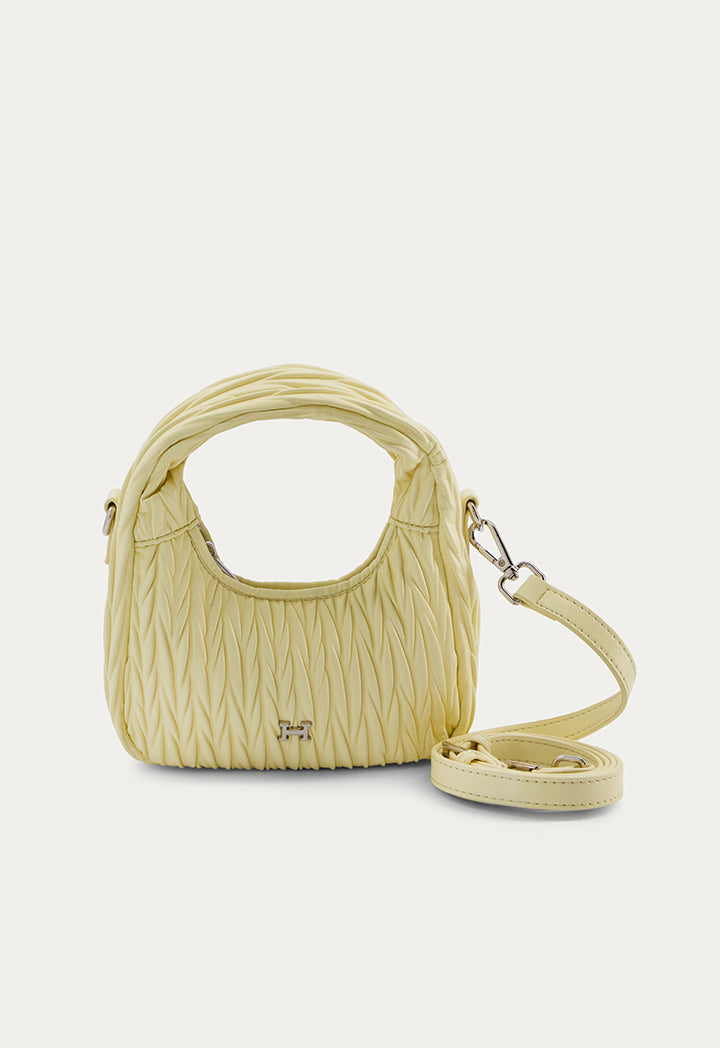 Textured Solid Handbag