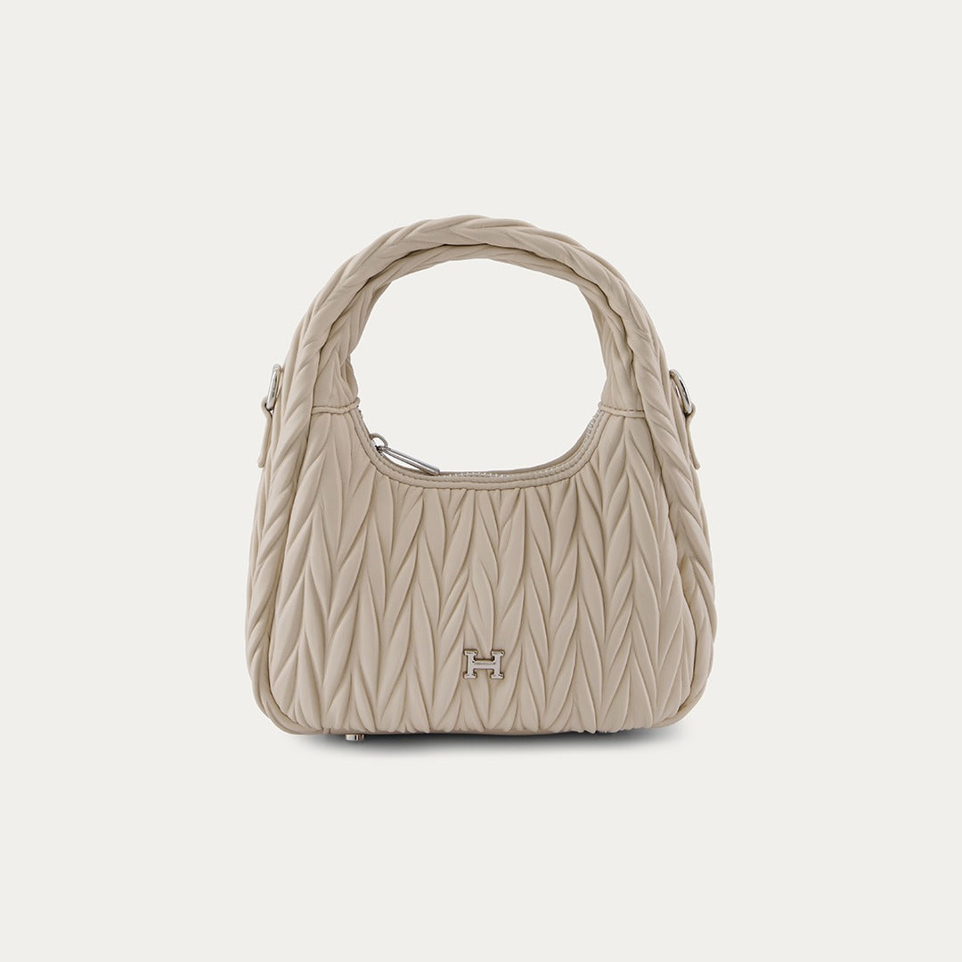 Textured Solid Handbag