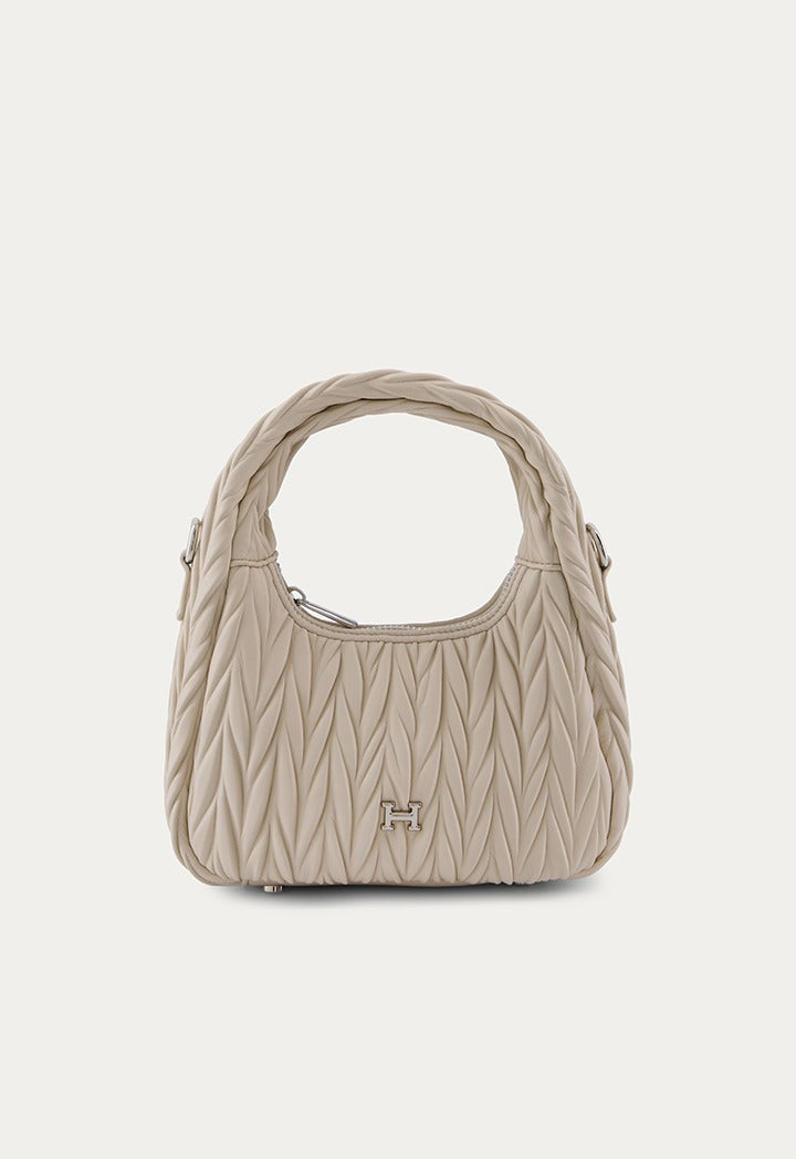 Textured Solid Handbag