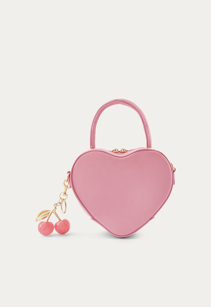 Heart-Design Solid Handbag