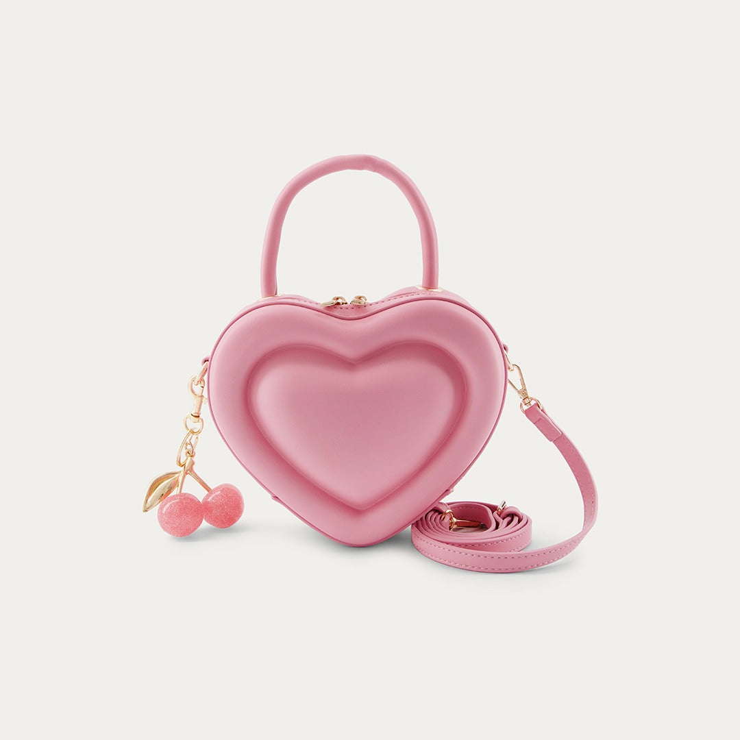 Heart-Design Solid Handbag