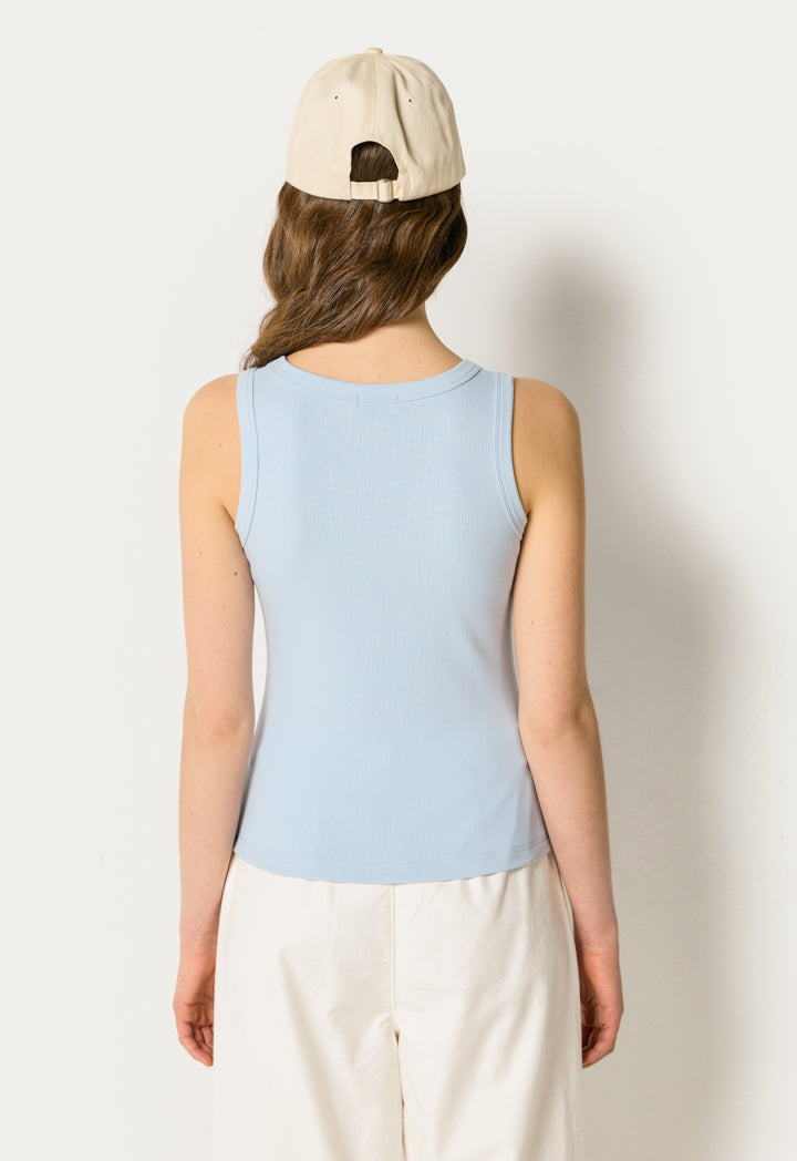 Knitted Ribbed Tank Top