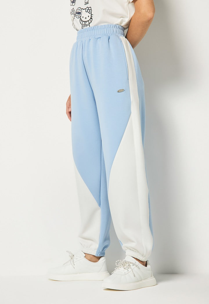 Hope Elastic Hems Sweatpants Light Blue