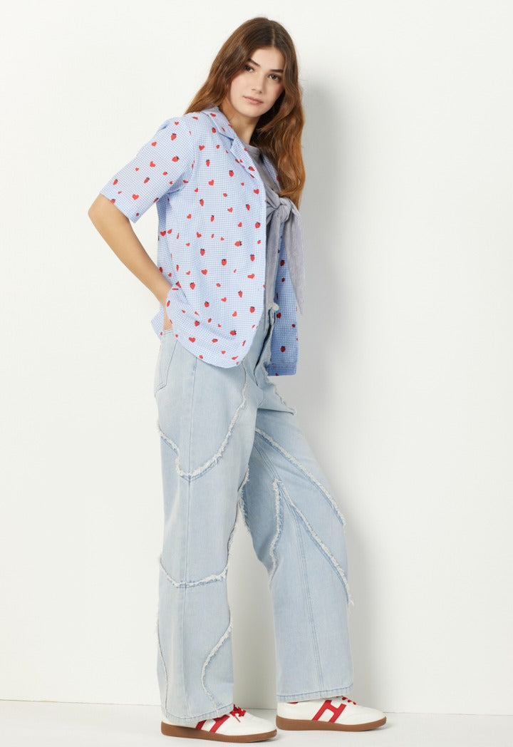 Hope Printed Short Sleeved Shirt Multi Color