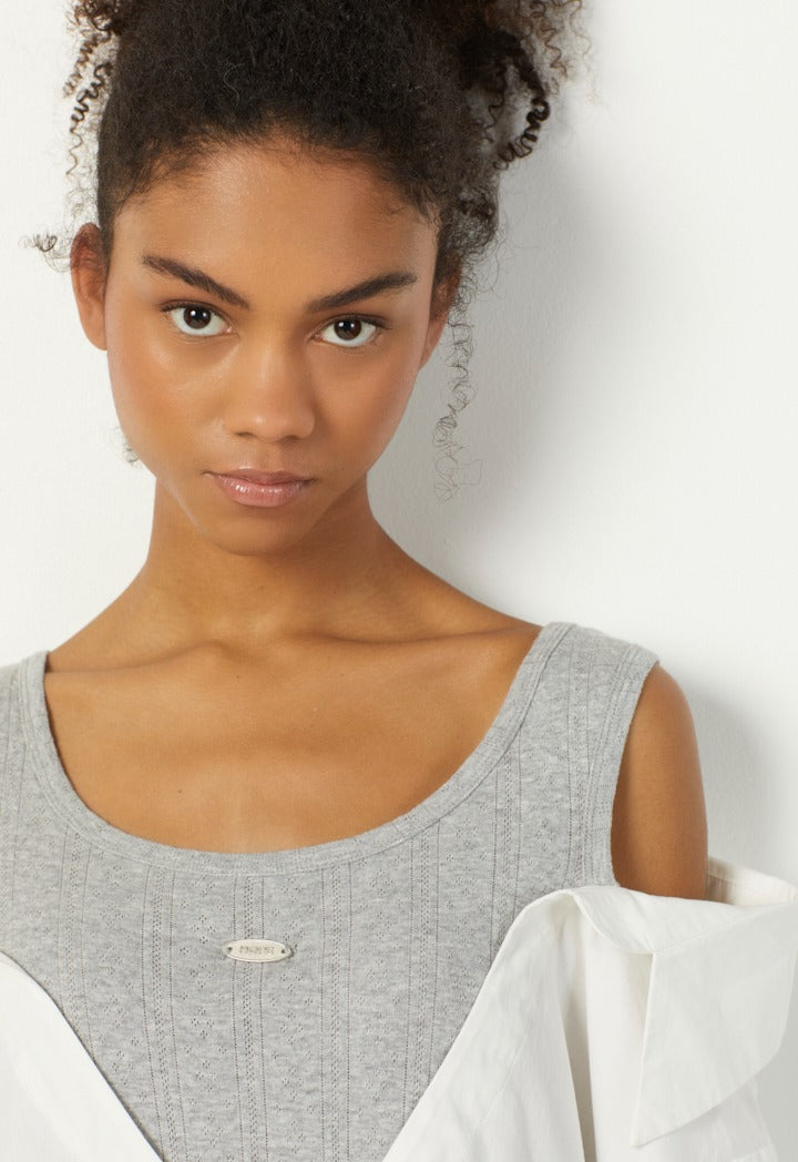 Hope Off Shoulders Shirt Off White