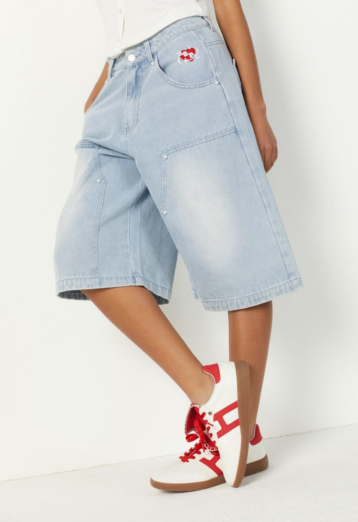 Hope Denim Bermuda Shorts Denim Blue