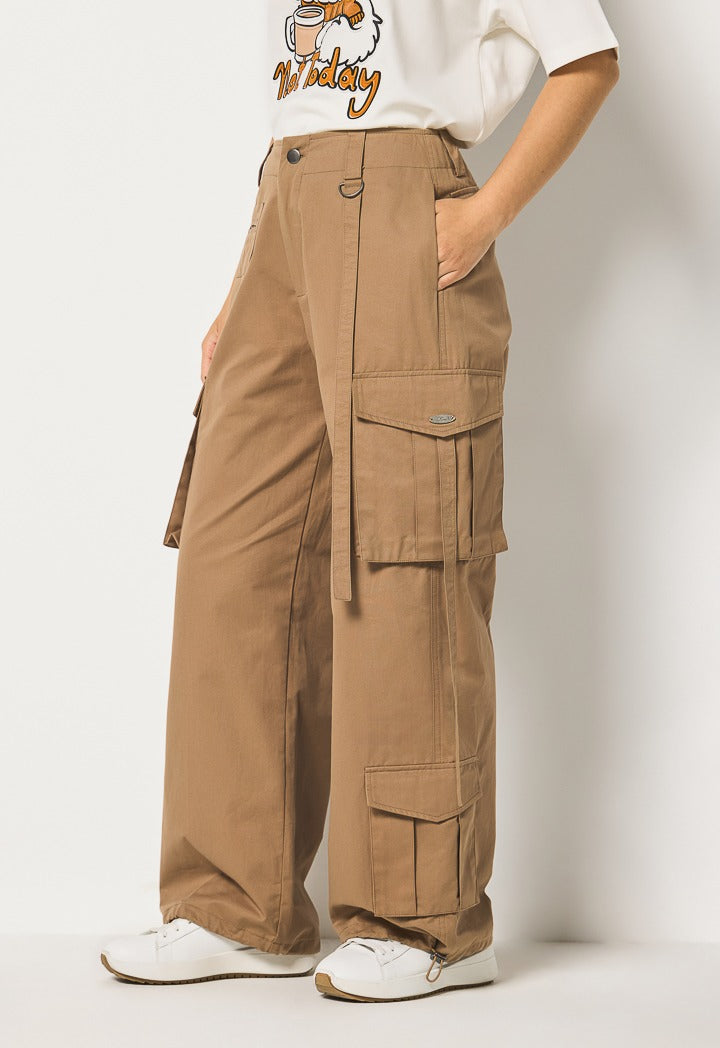 Hope Trendy Cargo Trousers Brown