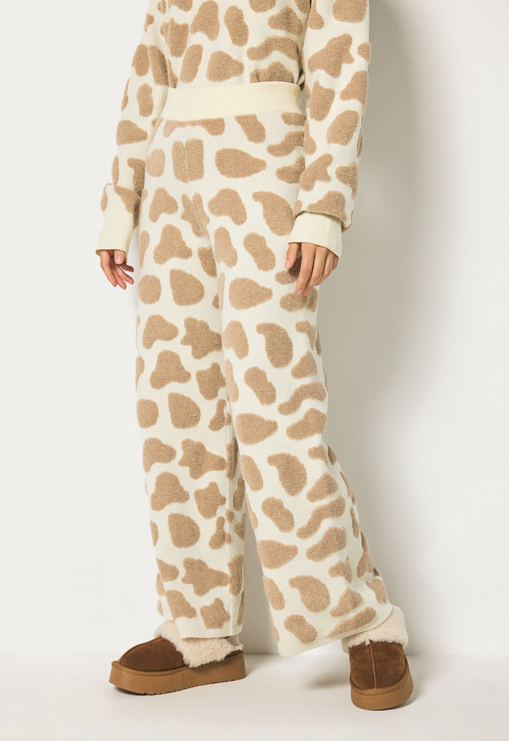 Hope Contrast Patches Trouser Ecru
