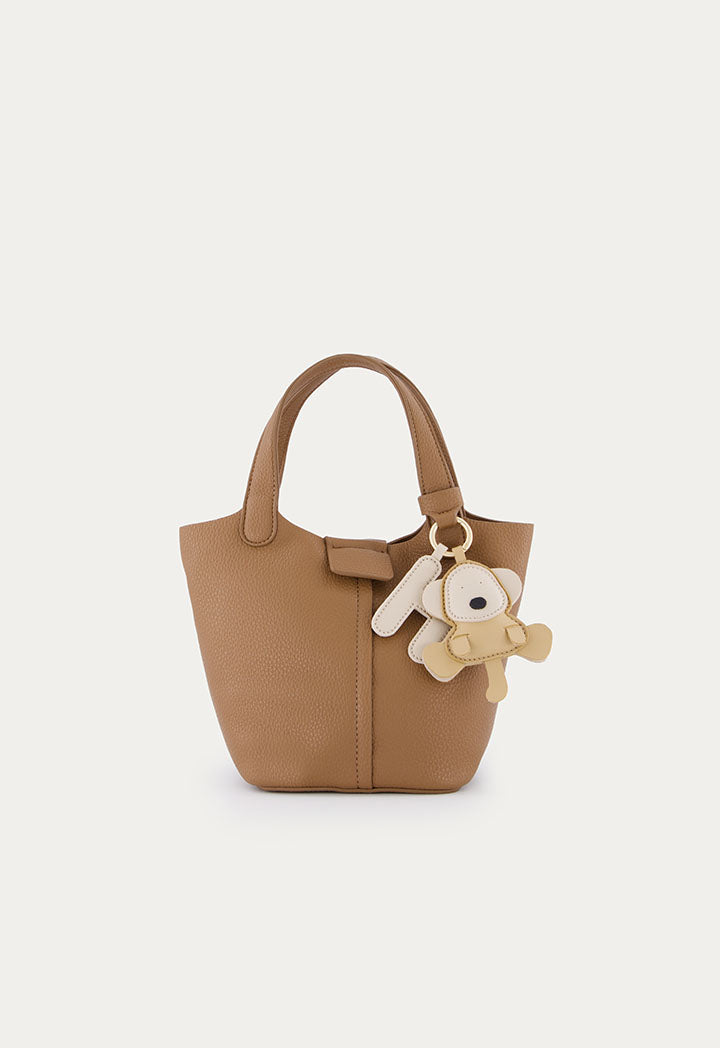 Textured Leather Hand Bag