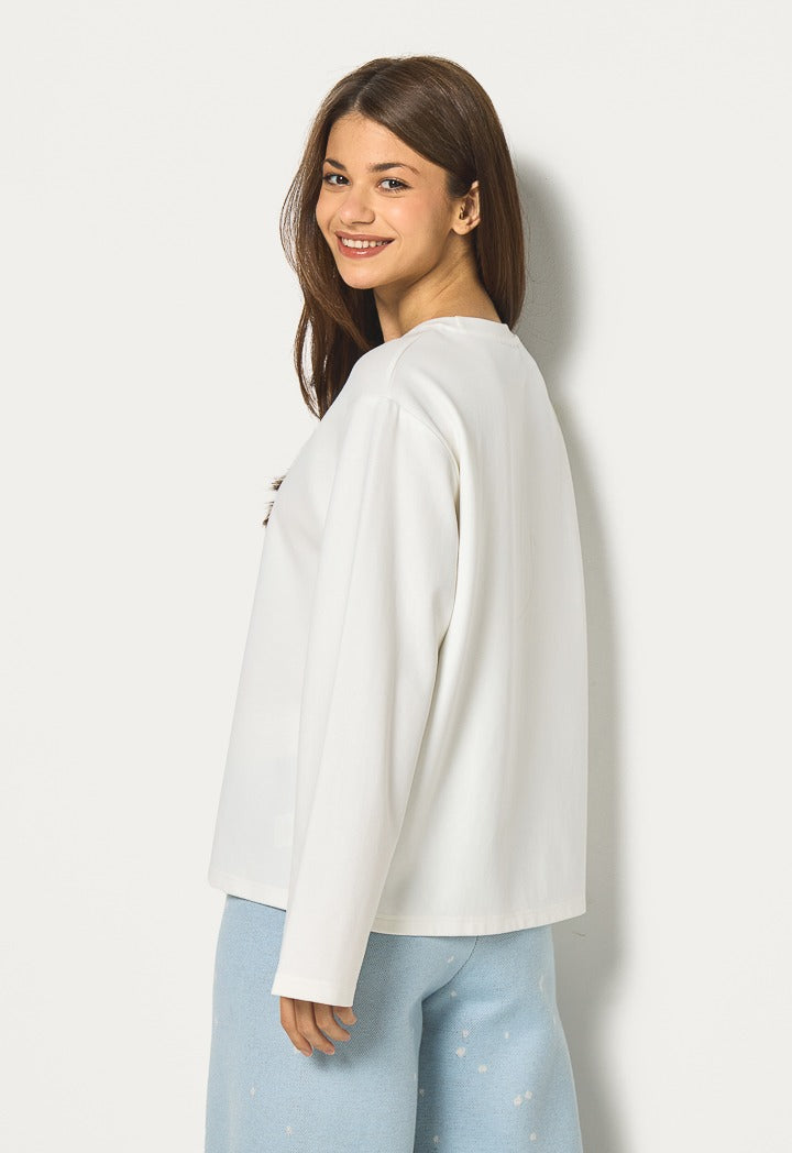 Hope Miffy Solid T-Shirt Off White