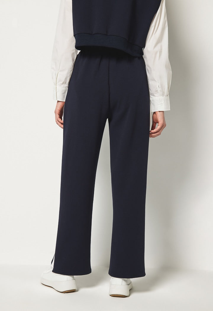 Hope Wide Leg Sweatpants Navy