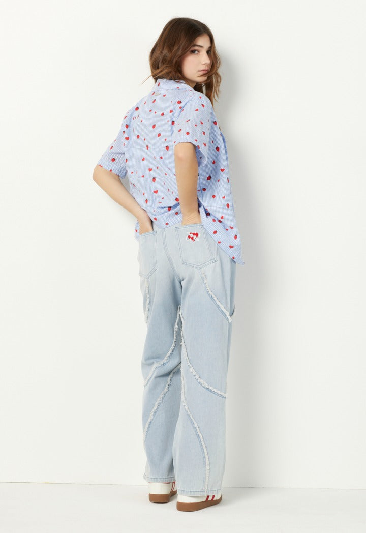 Hope Printed Short Sleeved Shirt Multi Color
