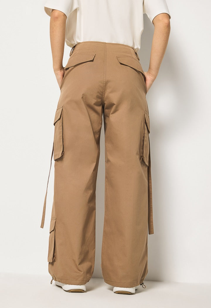 Hope Trendy Cargo Trousers Brown