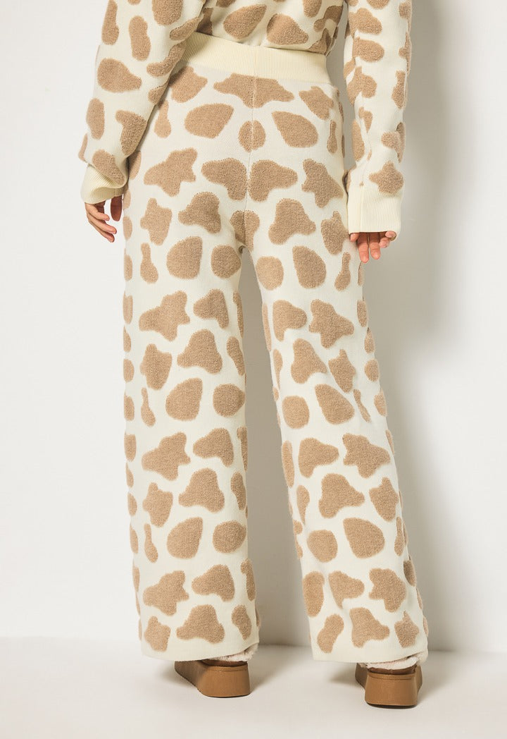 Hope Contrast Patches Trouser Ecru