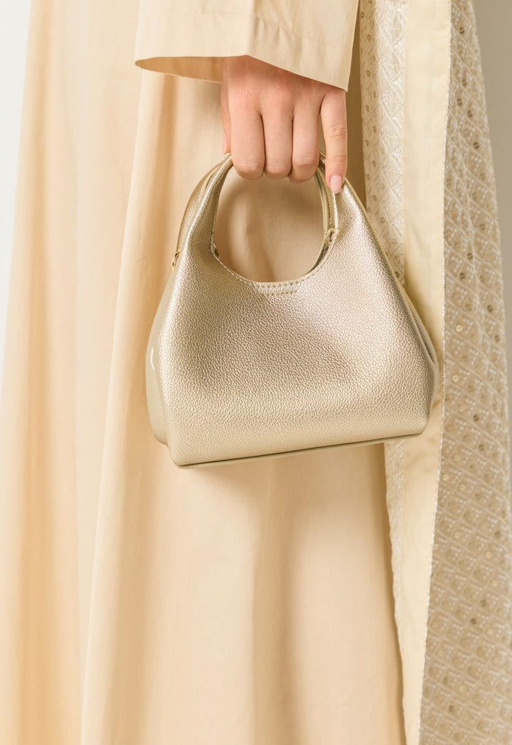 Dress With Sequin Embroidered Shawl(2Pcs) Beige