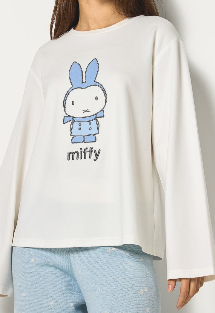Hope Miffy Solid T-Shirt Off White