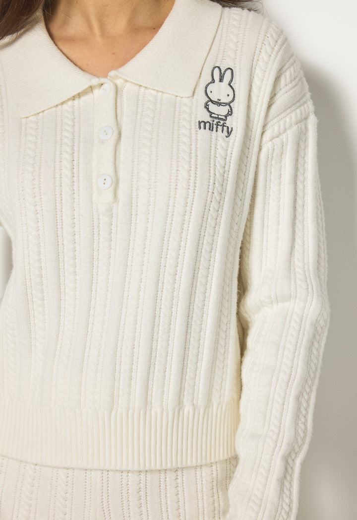 Hope Miffy Knitted Jumper Off White