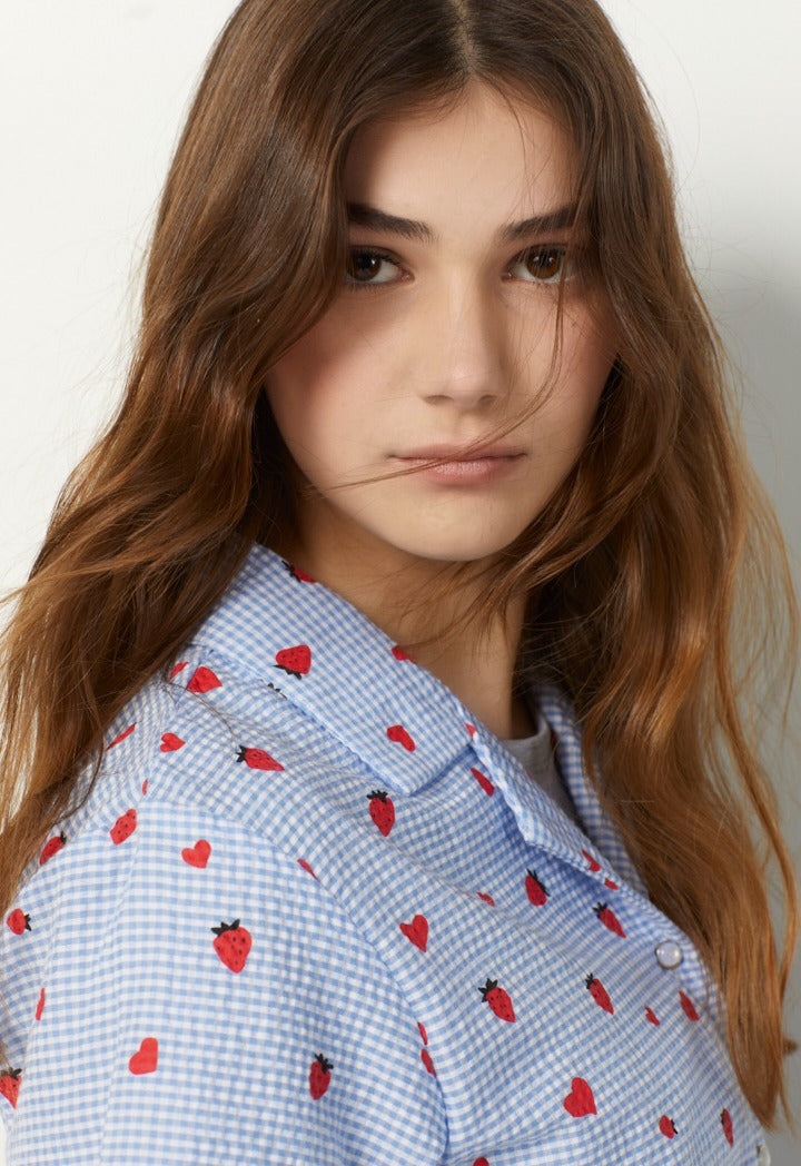 Hope Printed Short Sleeved Shirt Multi Color