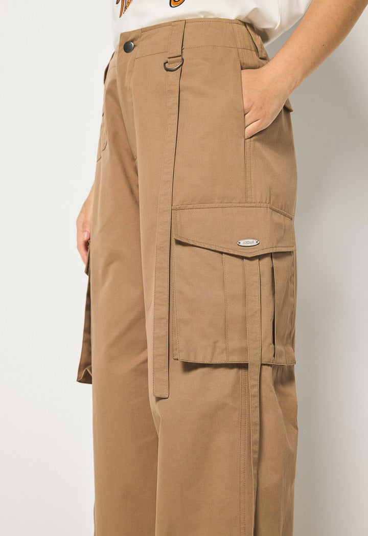 Hope Trendy Cargo Trousers Brown