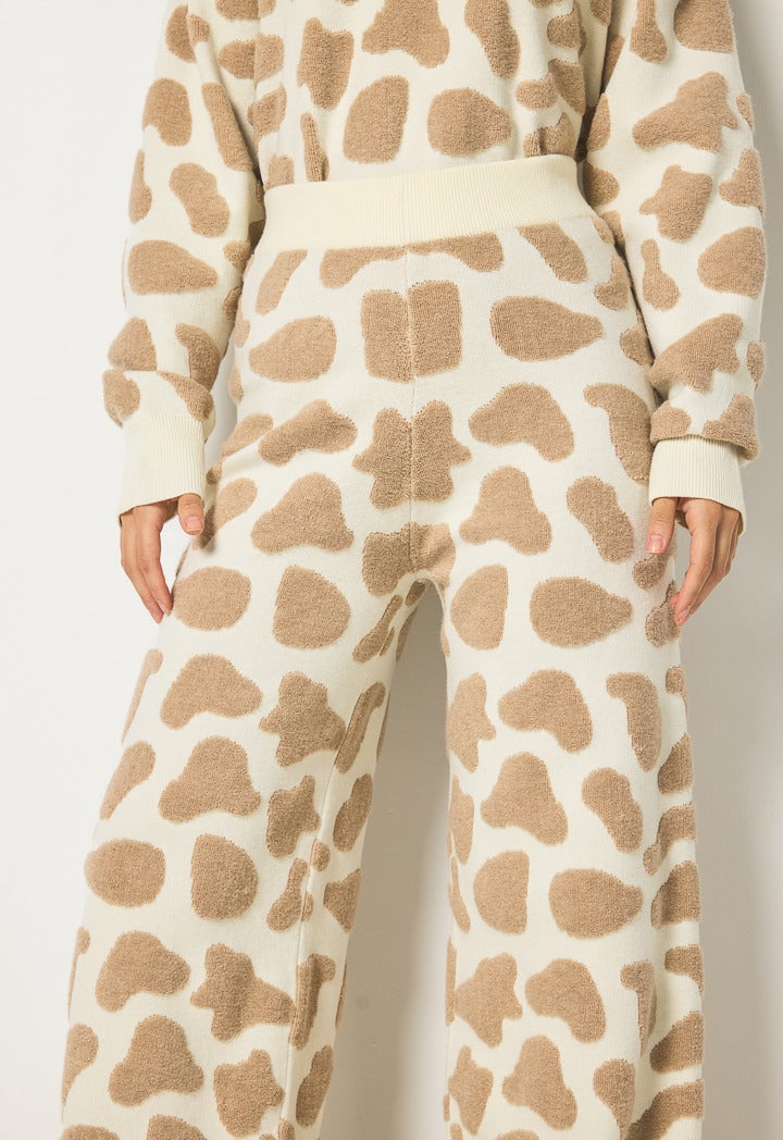 Hope Contrast Patches Trouser Ecru