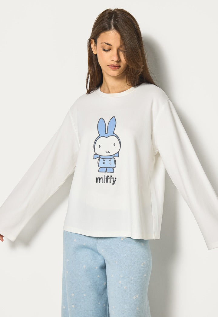 Hope Miffy Solid T-Shirt Off White