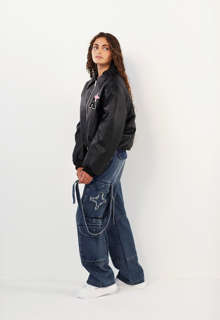 Hope Urban Cargo Jeans Blue