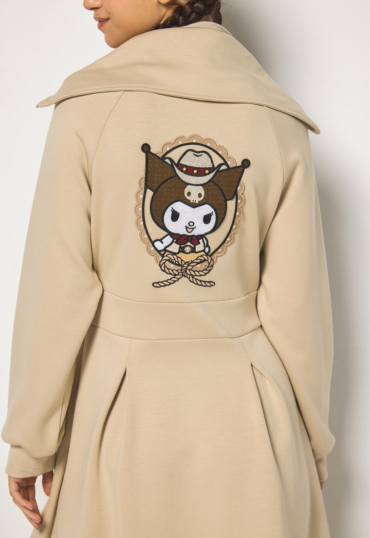 Hope My Melody Double Neck Dress Beige