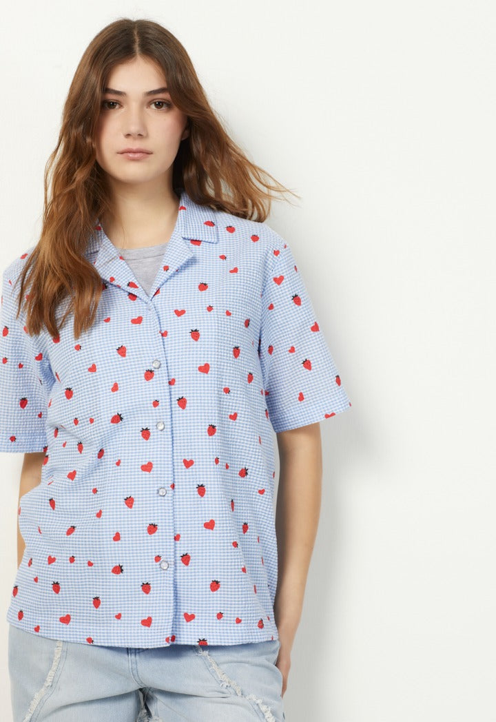 Hope Printed Short Sleeved Shirt Multi Color