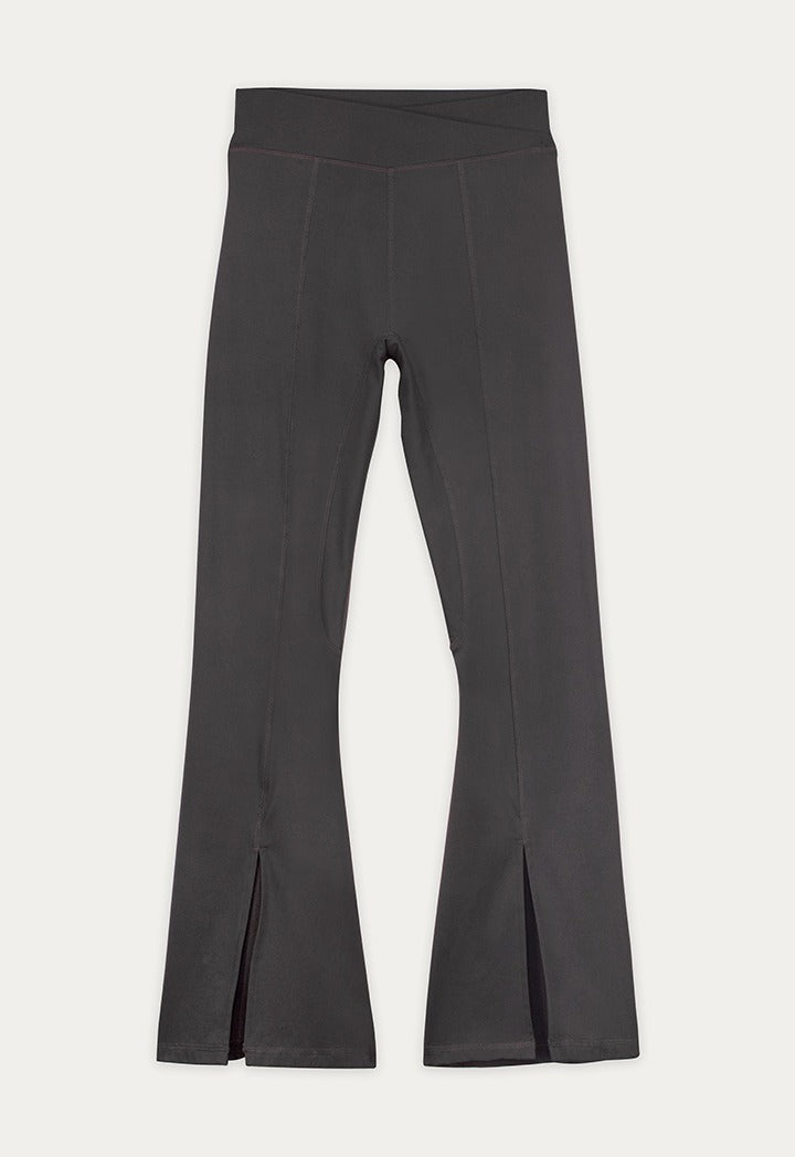 Hope Flared Legs Leggings Charcoal