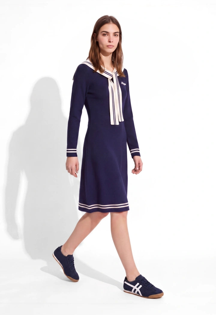 Sailor Knitted Dress