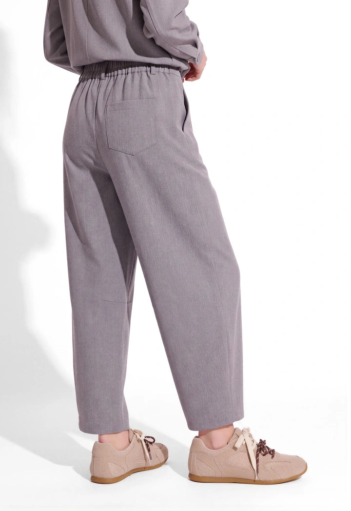 High-Waist Balloon Trousers