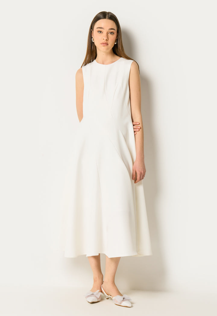 Elegant Two-Piece Dress Set (2Pcs) Off White